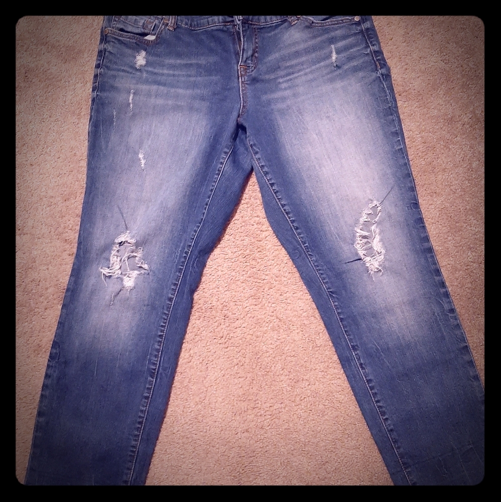 Torrid 'boyfriend' Crop Jeans